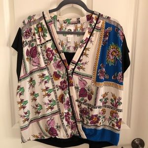 Anthropologie Tiny mixed media shirt